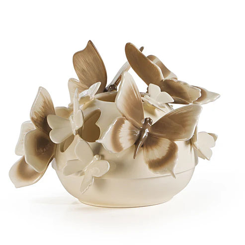 The Trees Box Centerpiece Ceramic Butterflies 37x32 cm