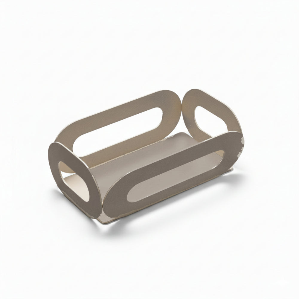 Degò Dove Grey Metal Cup Holder 17x8.5 cm