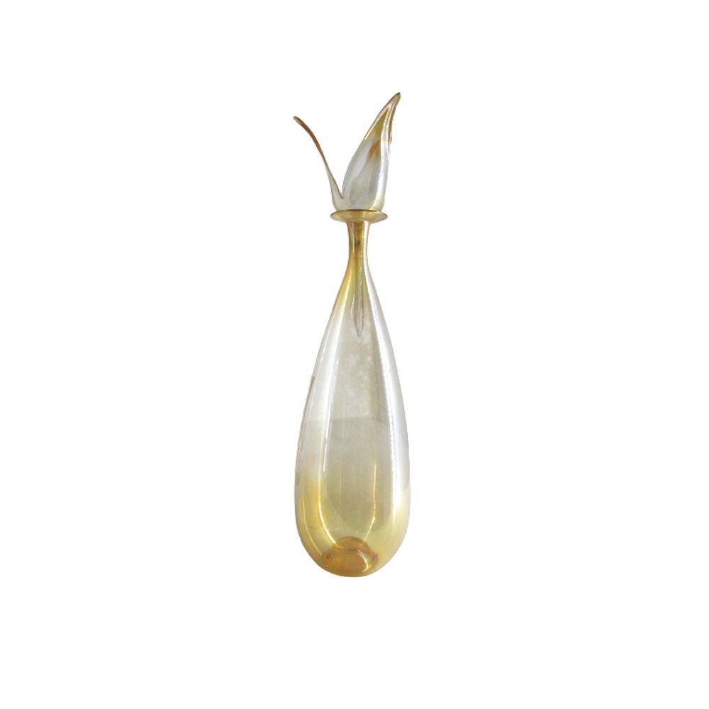 Artevetro Bottiglia Tulipe H29x8cm con Tappo Tulipe Vetro Soffiato