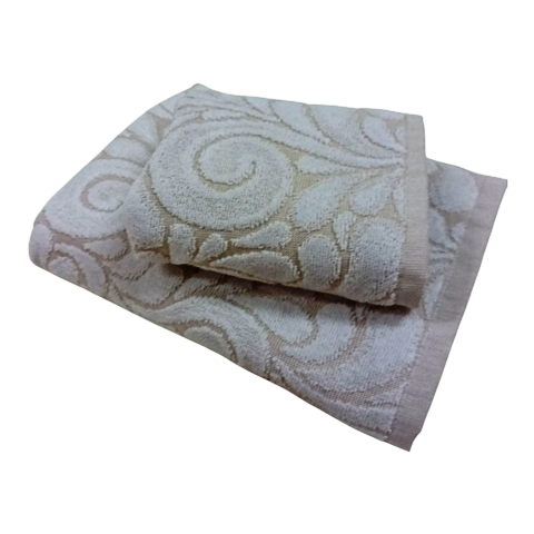 Set 6+6 Asciugamani Jacquard in Cotone Egiziano – Fiori o Cashmere