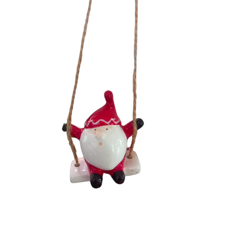Babbomatto Decorazioni Albero di Natale in Porcellana Cuorematto 5/8 cm Babbo