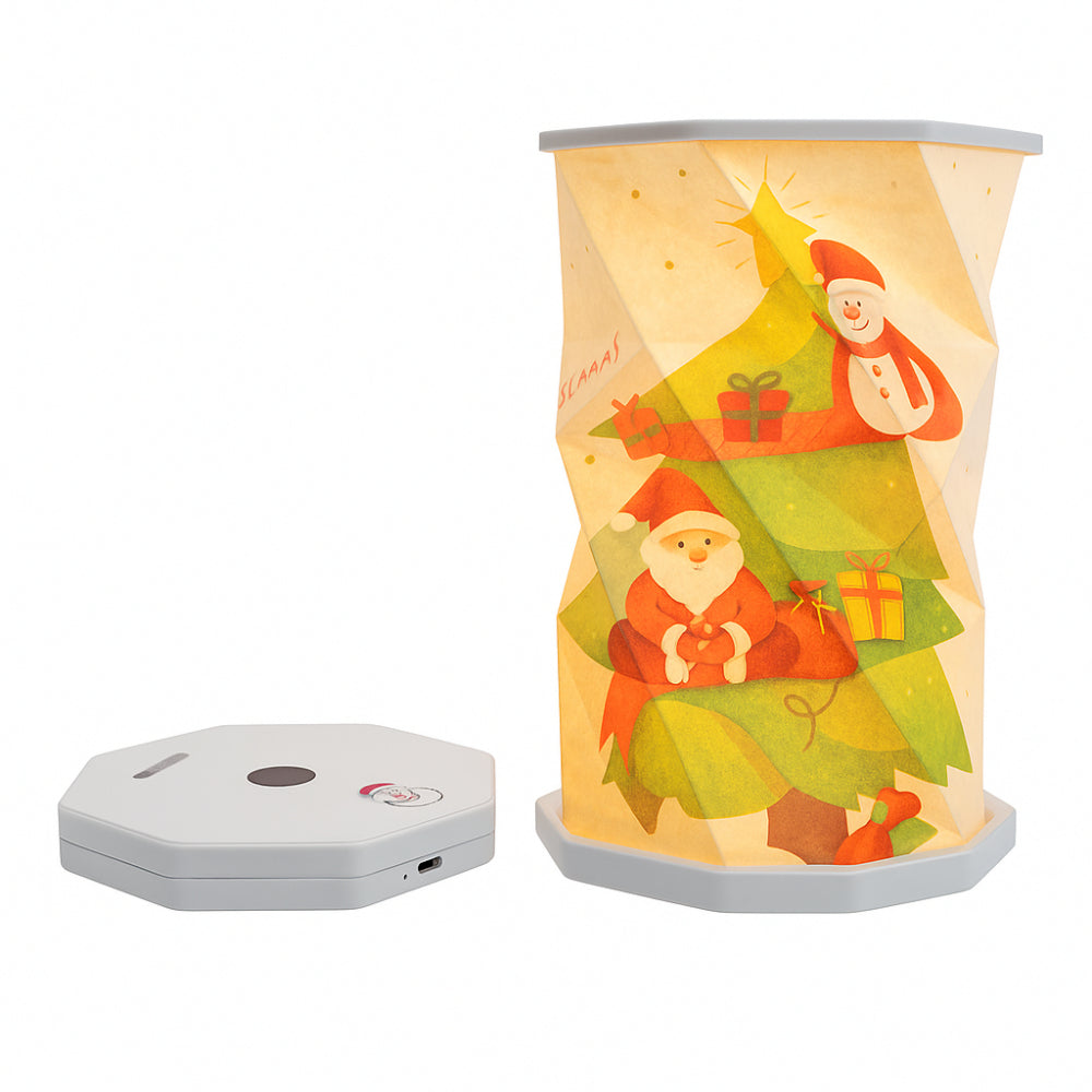 Babbomatto Lampada Fisarmonica Estensibile 12x2 / 12x21,5 cm Claus