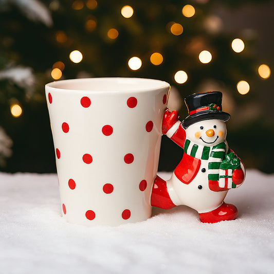 Babbomatto Mug Pupazzo di Neve Snowman cm Ø9x10