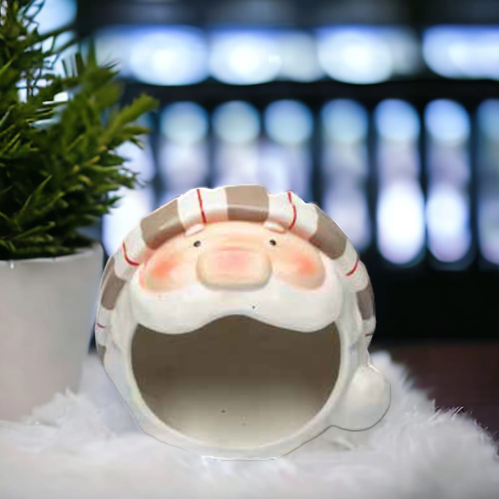 Babbomatto Portatutto Babbogrigio in Ceramica cm Ø12,5