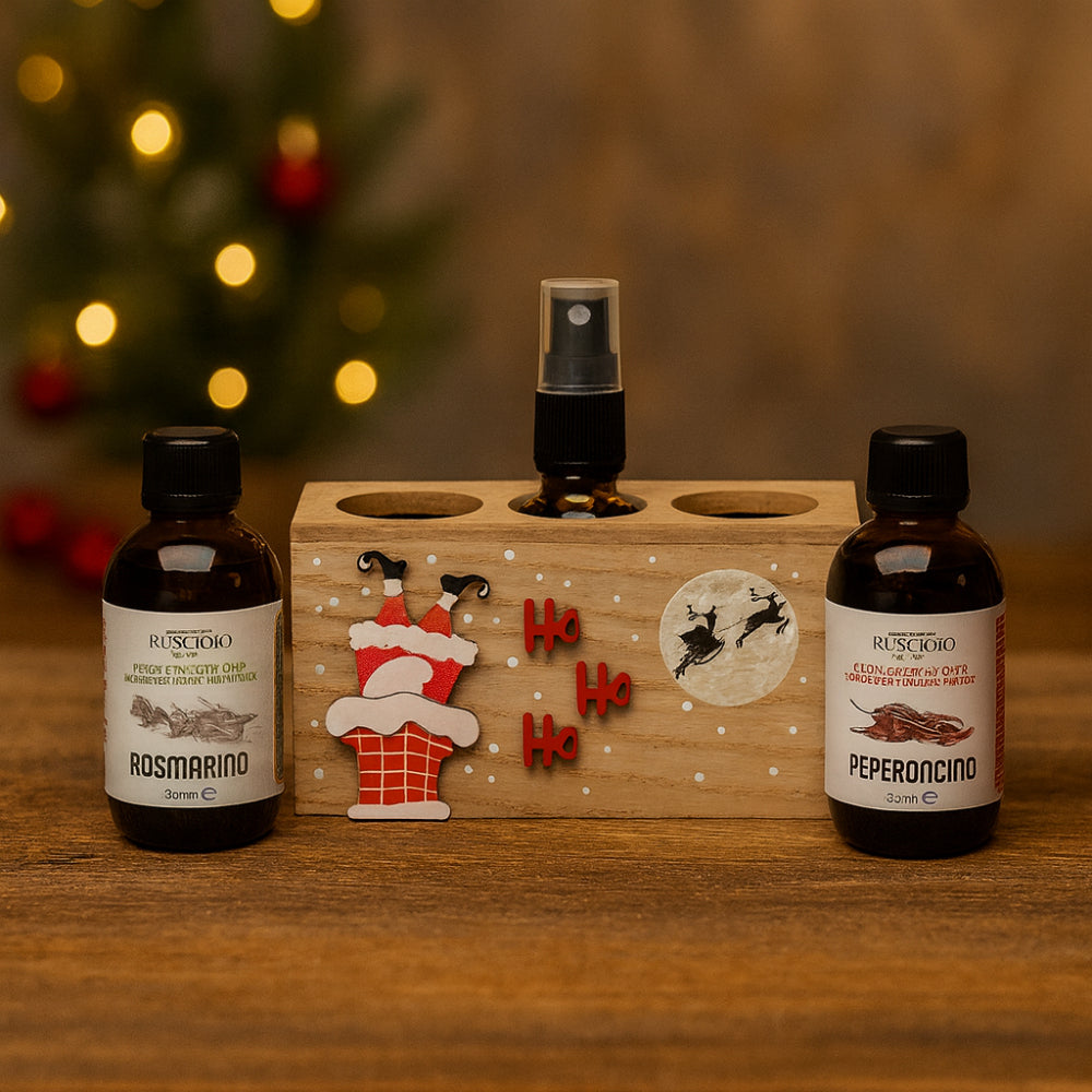 Babbomatto spruzzaolio dispenser Friggi Aria 4 olii 16x8 cm