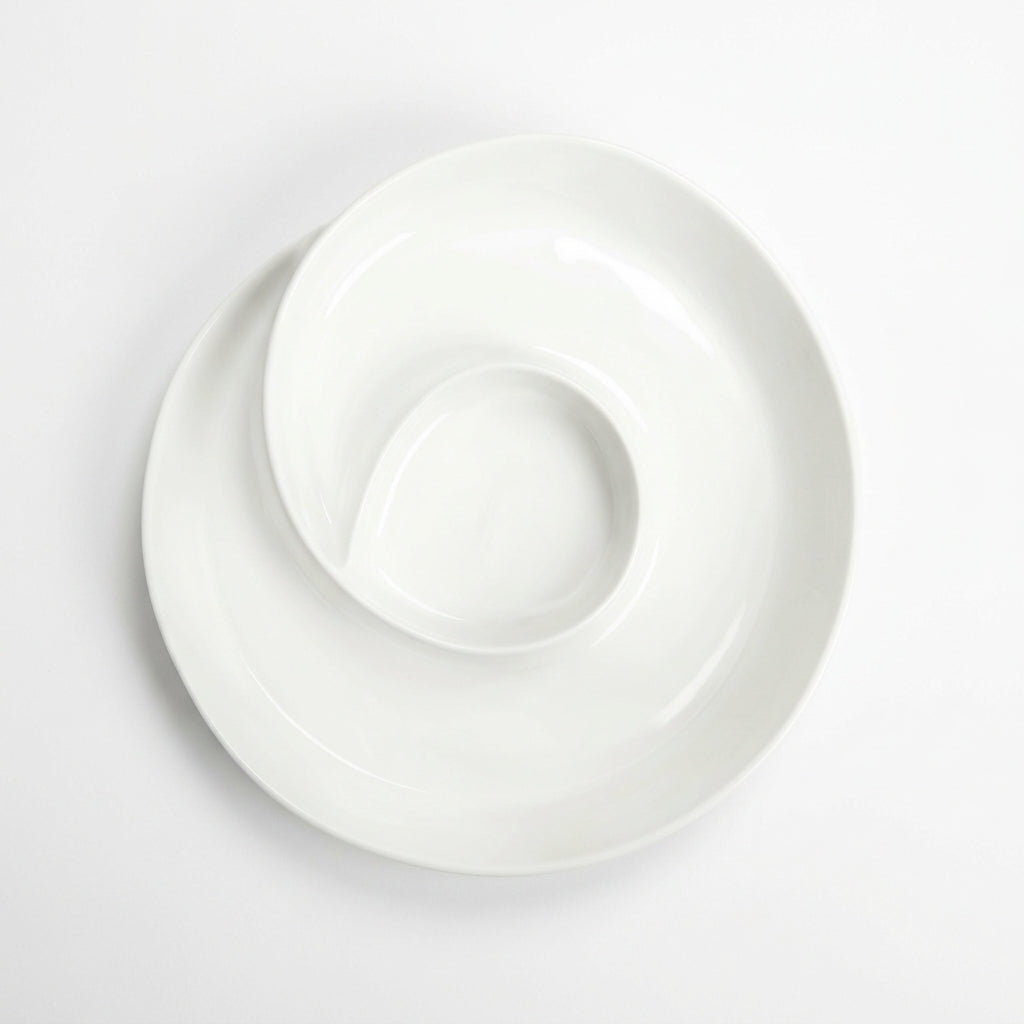 Brandani Antipastiera Lollipop in Porcellana Bianca 51176