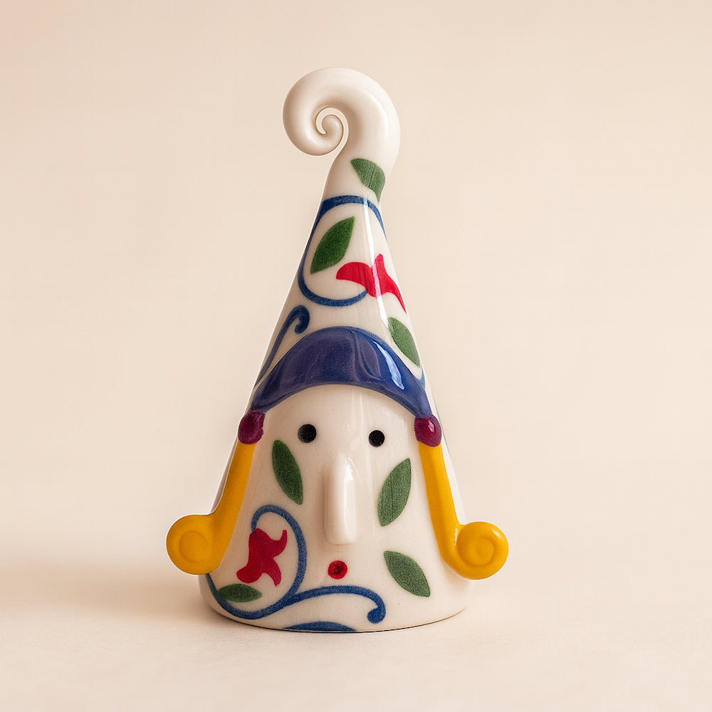 Campana La Sposa in ceramica Terre di Scirocco H 15 cm, simbolo d’amore