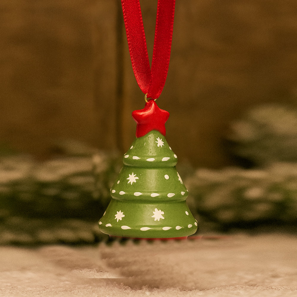 Campanelle Babbomatto H 8 cm decorazioni per albero di Natale