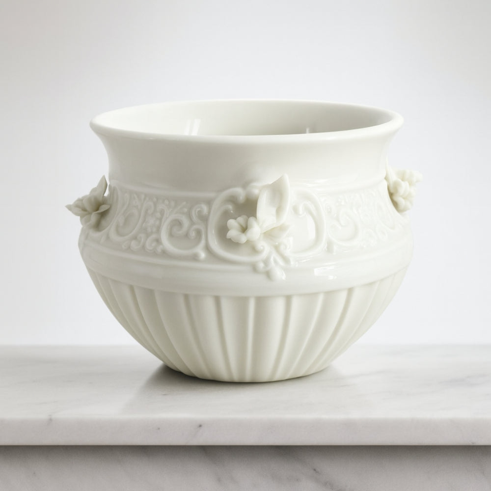 Cattin Cachepot Mini Porcellana Fine Ivory Ø 9 cm Decorativo