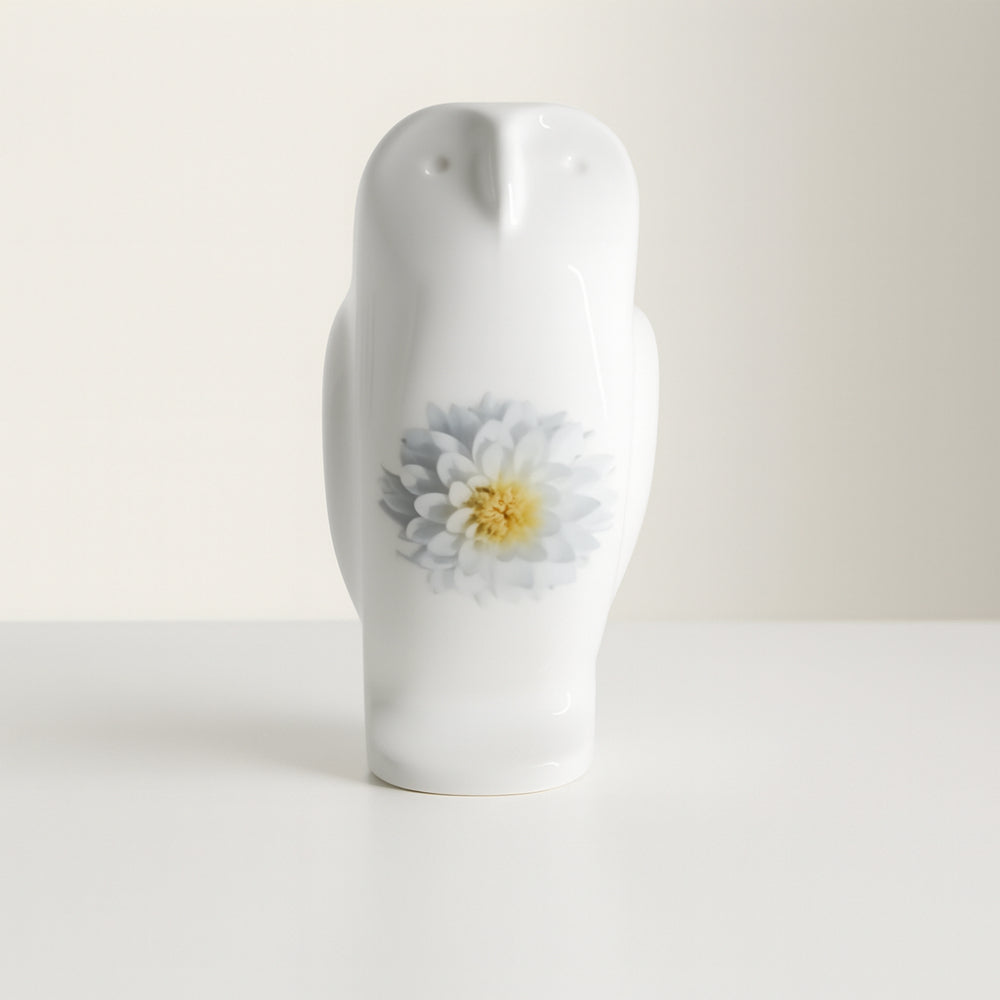 Ceramiche Viva Gufo Porcellana Decorativa H 18 cm