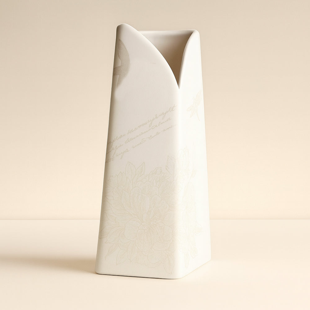 Ceramiche Viva Porta Utensili Porcellana Tortora 21,5x8 cm