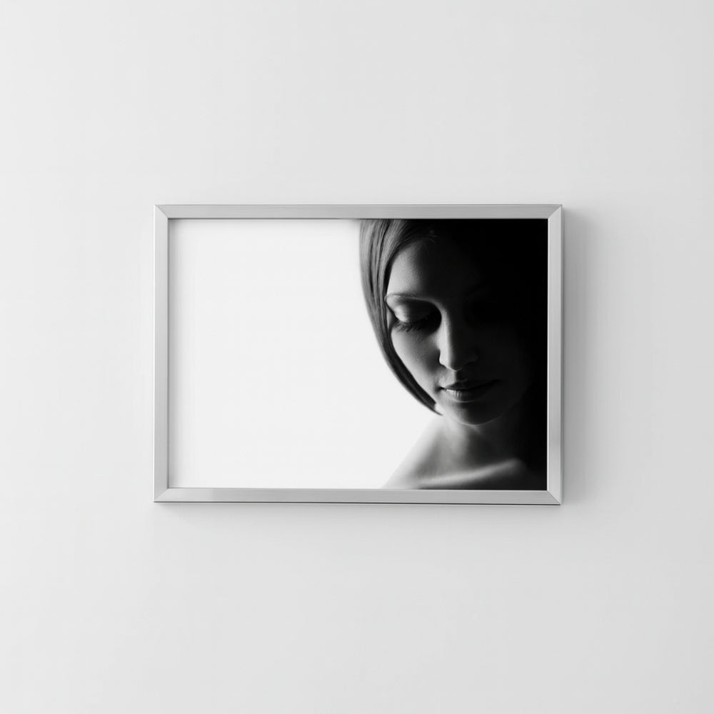Cornice porta foto Mascagni in alluminio argento orientabile 10x15 cm