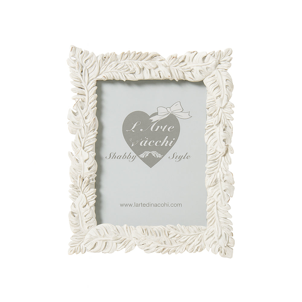 Cornice portafoto in marmorina Arte di Nacchi 22×16 cm per foto 14×9