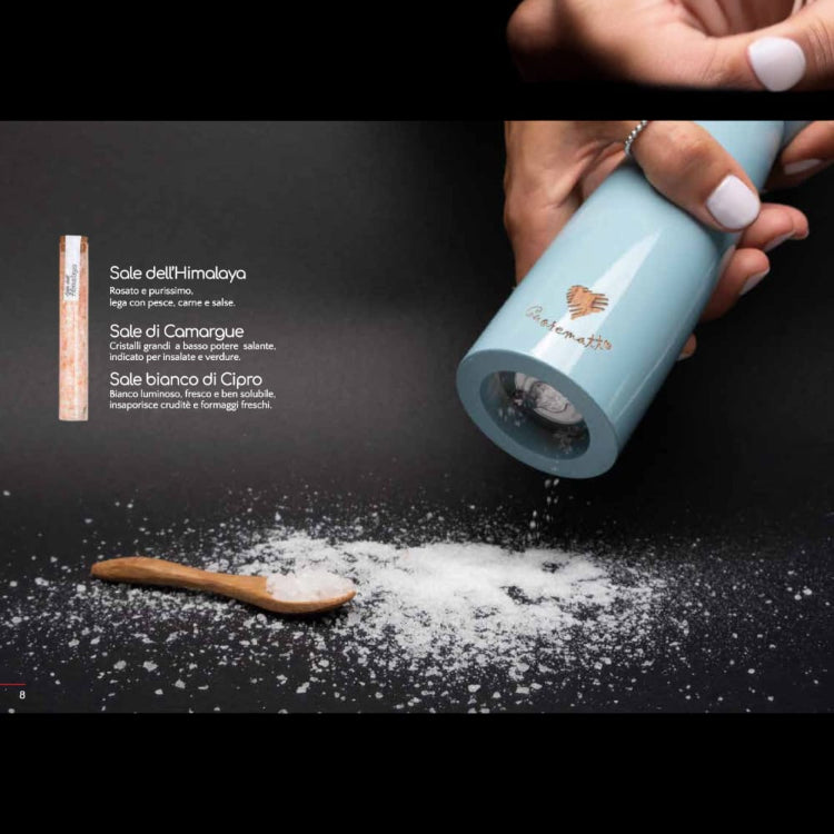 Cuorematto Macinino da Sale - Bomboniere con Provetta e Sale