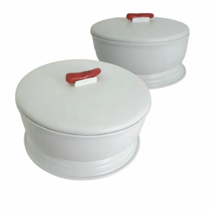 Daliana Old Sheffield & Shabby Chic Scatola Porta Gioie Decorazione Coral