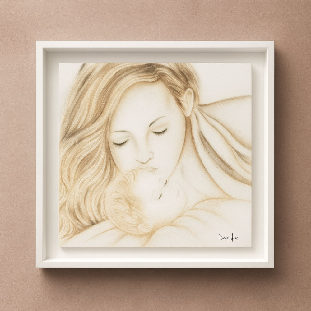 Deco Arte Quadro Sacro 45 cm Madonna con Bambino