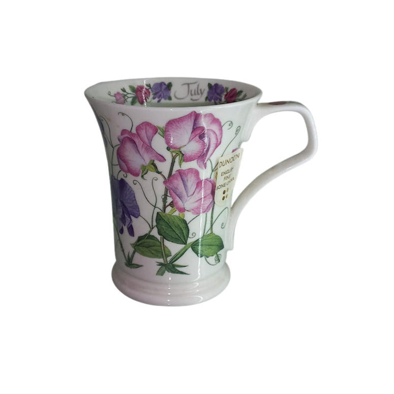 Dunoon Tazza Mug Fiori Del Mese 10cm In Porcellana LuglioDunoon Tazza Mug Fiori Del Mese 10cm In Porcellana Luglio