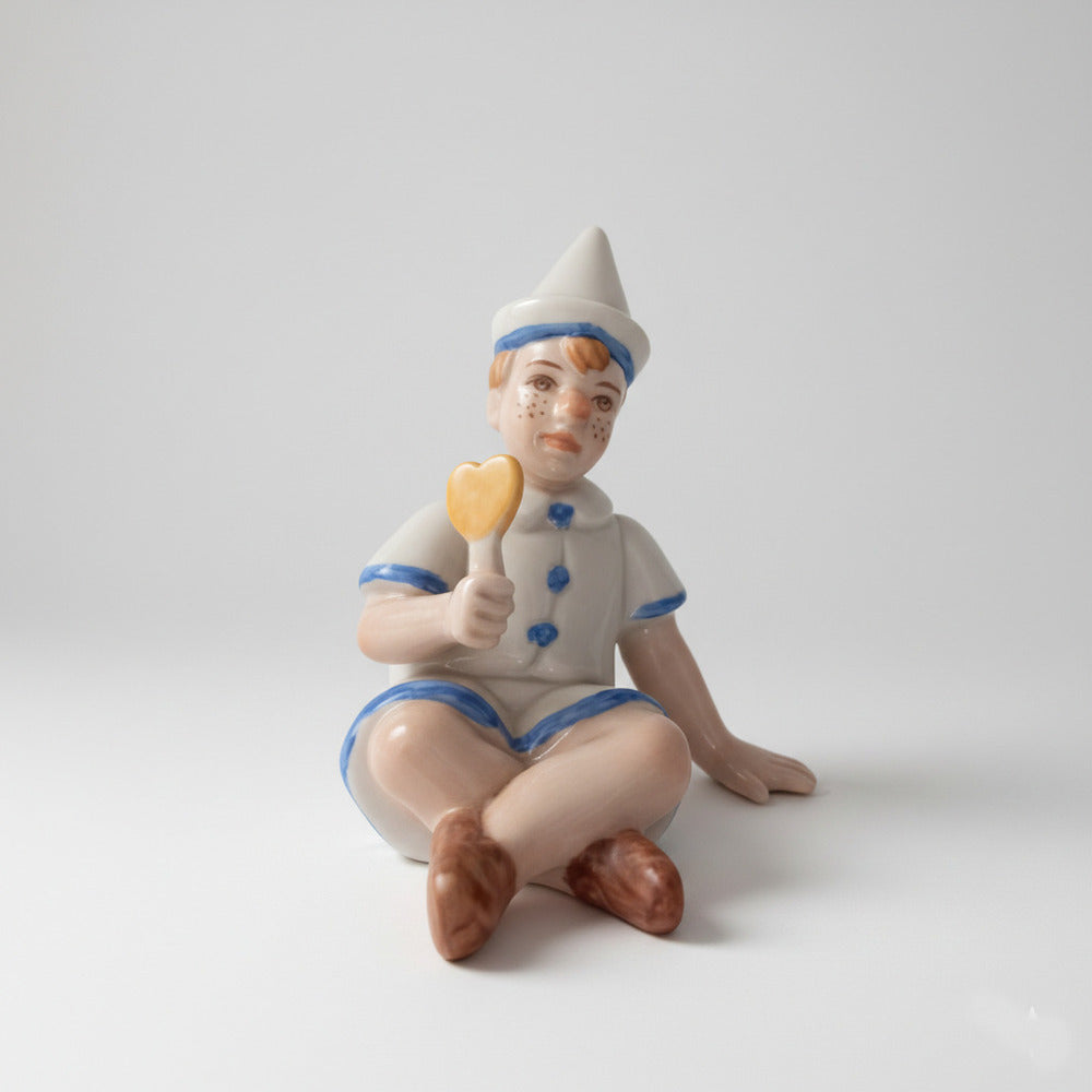 F.lli Majello Pinocchio Porcellana Capodimonte 10x8 cm