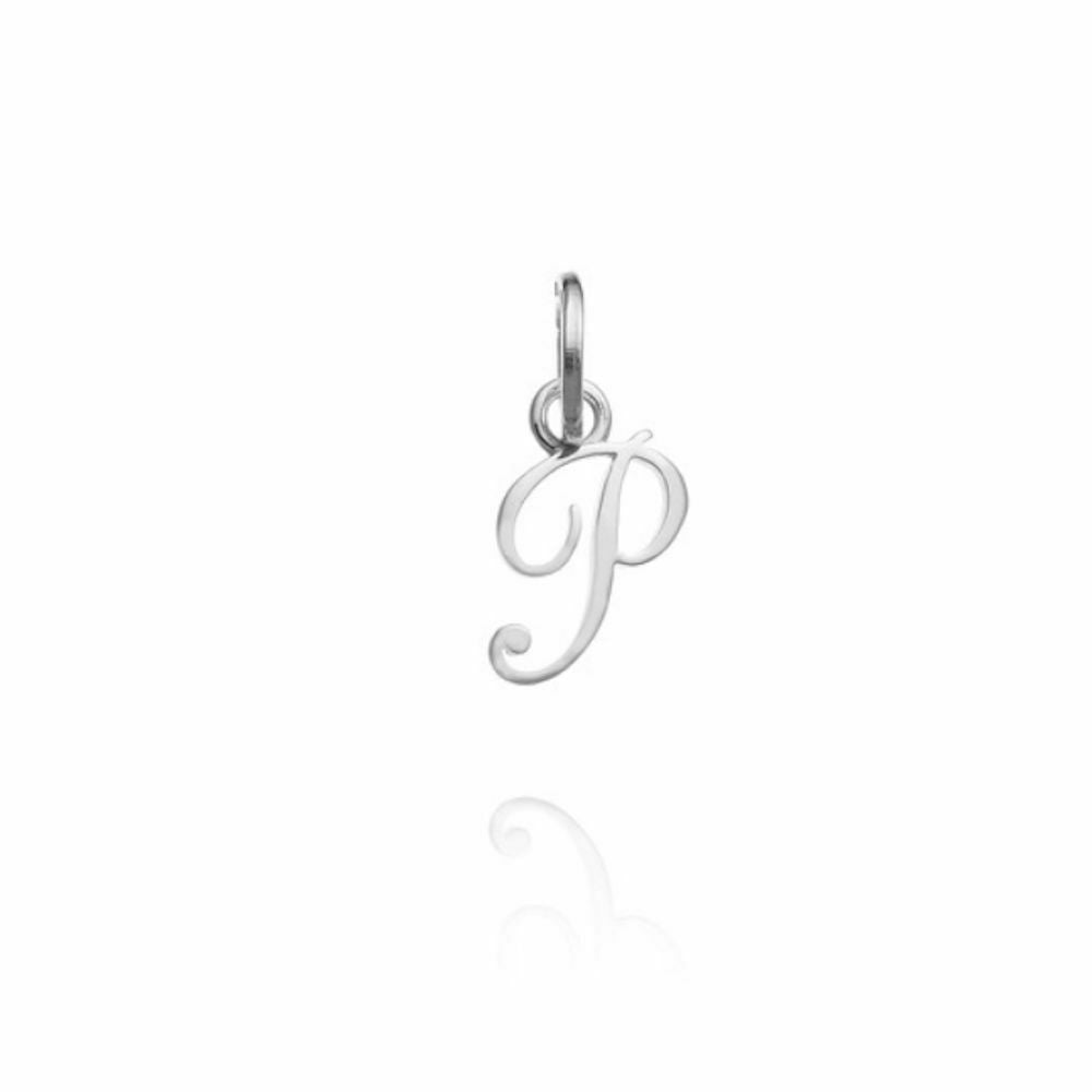 Giovanni Raspini Charm Lettera Juliet Corsivo "P" Charms In Argento 925 - Art. 10735