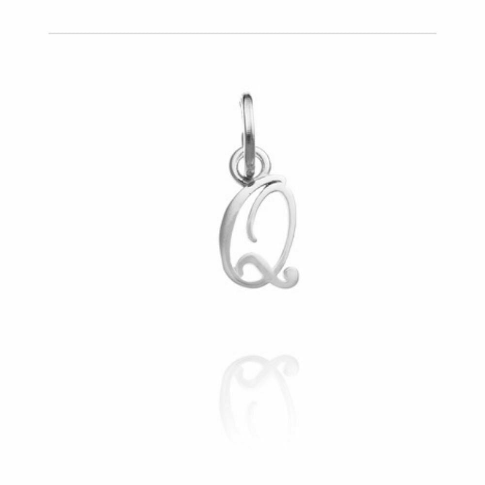 Giovanni Raspini Charm Lettera Juliet Corsivo "Q" Charms In Argento 925 - Art. 10736