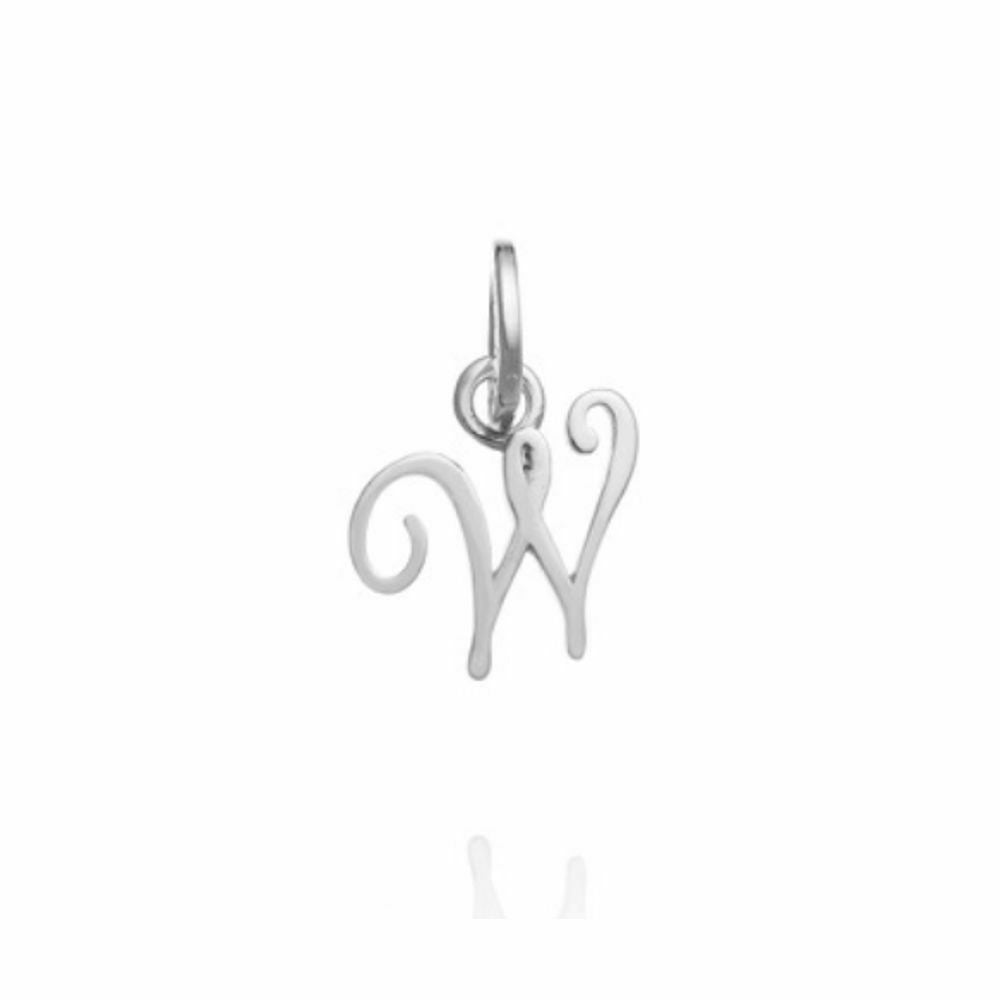 Giovanni Raspini Charm Lettera Juliet Corsivo "W" Charms In Argento 925 - Art. 10742