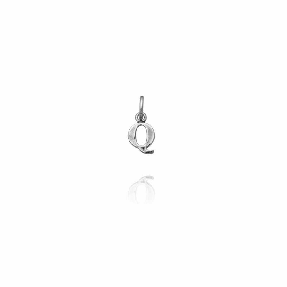 Giovanni Raspini Mini Charm Lettera Logo " Q " In Argento 925 - Art. 10892