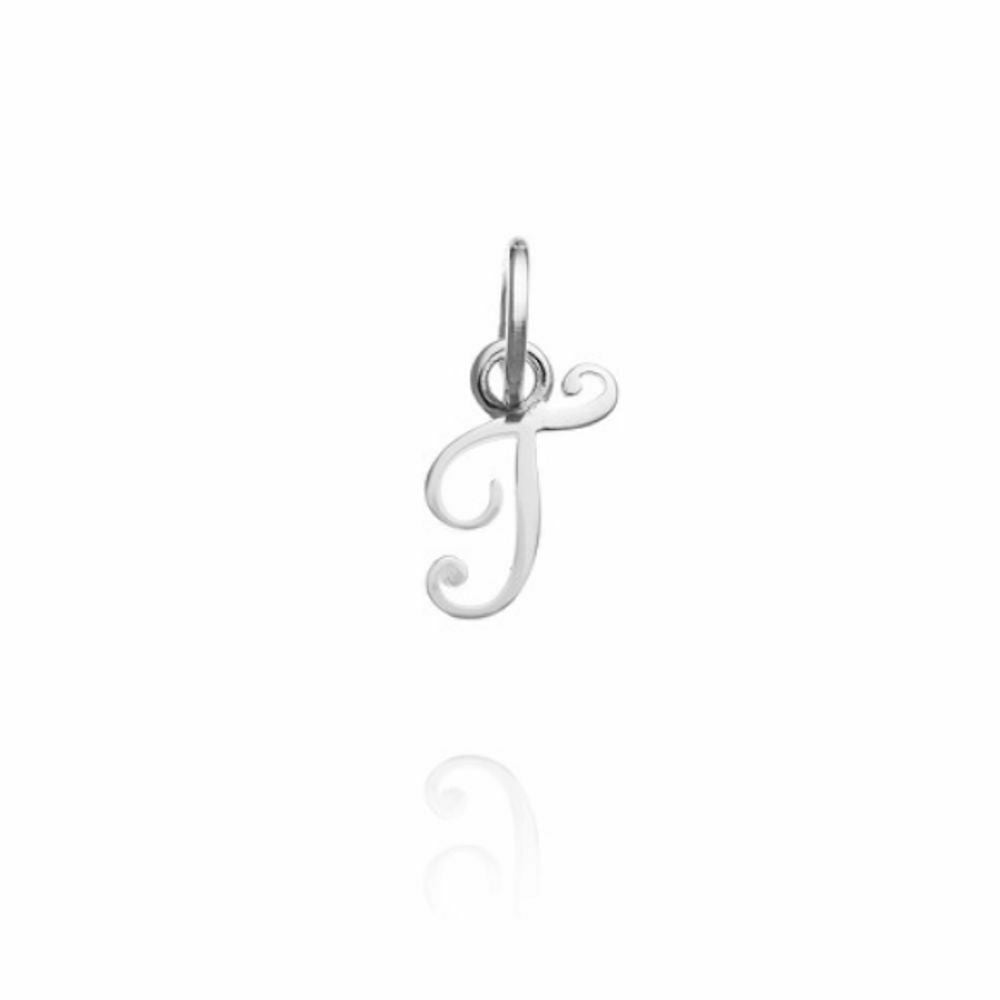 Giovanni Raspini Charm Lettera Juliet Corsivo "T" Charms In Argento 925 Ar 10739