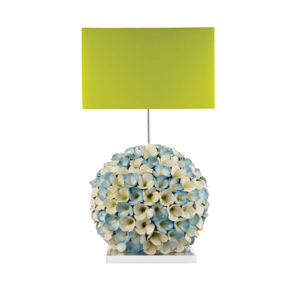 The Little Trees Hydrangea Lamp Capodimonte Porcelain 50x85 cm