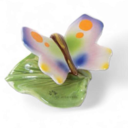 Gli Alberelli Farfalla in ceramica di Capodimonte 6x9cm f