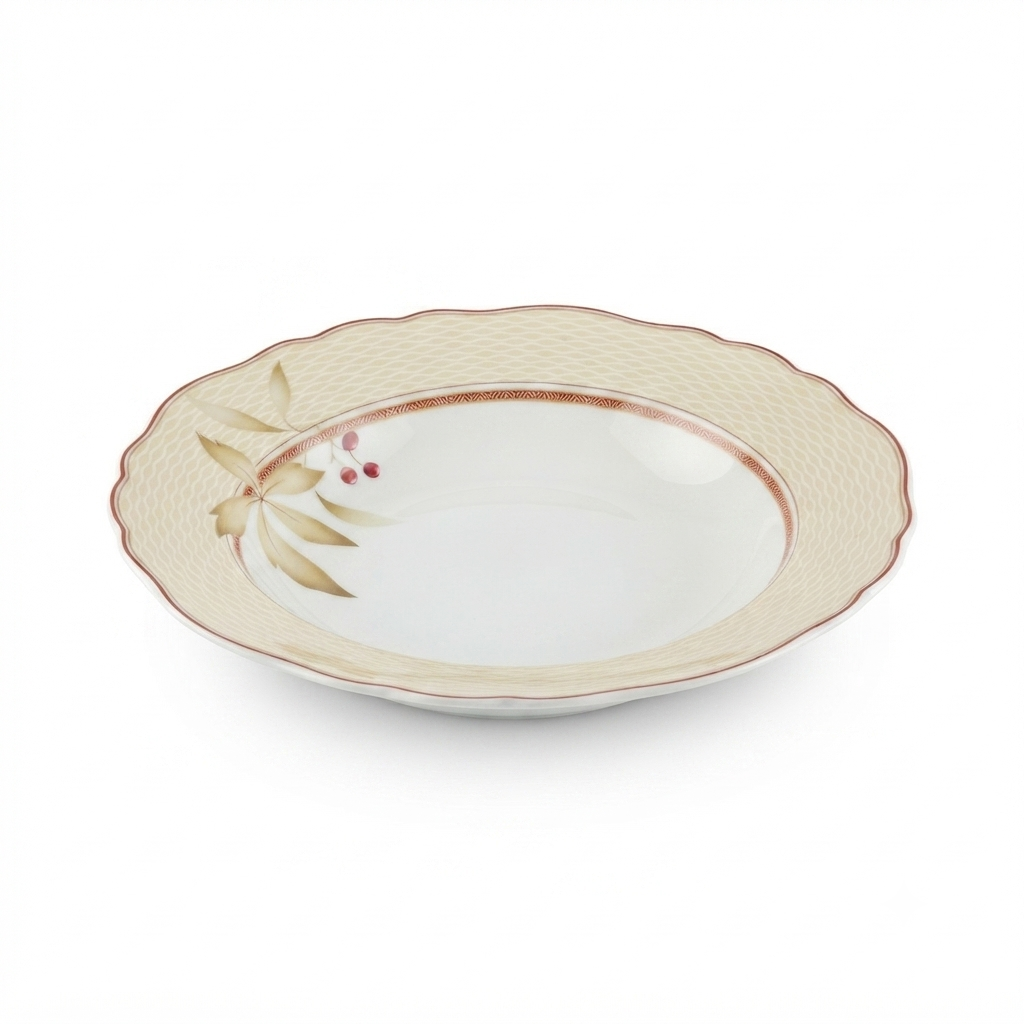 Hutschenreuther Piatto Fondo Porcellana Medley New England York Ø 23 cm