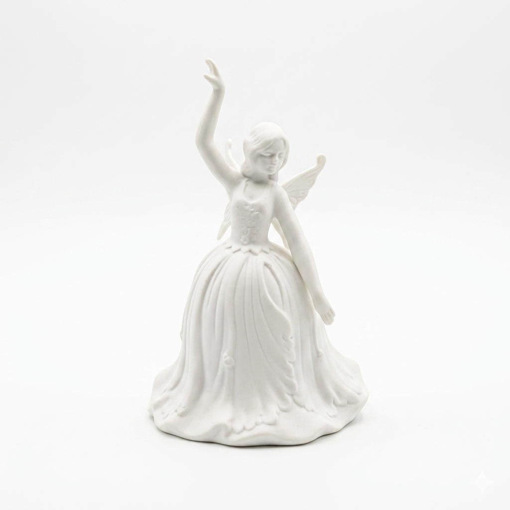 Ilary Queen Lampada LED Biscuit Bianco 14x8 cm