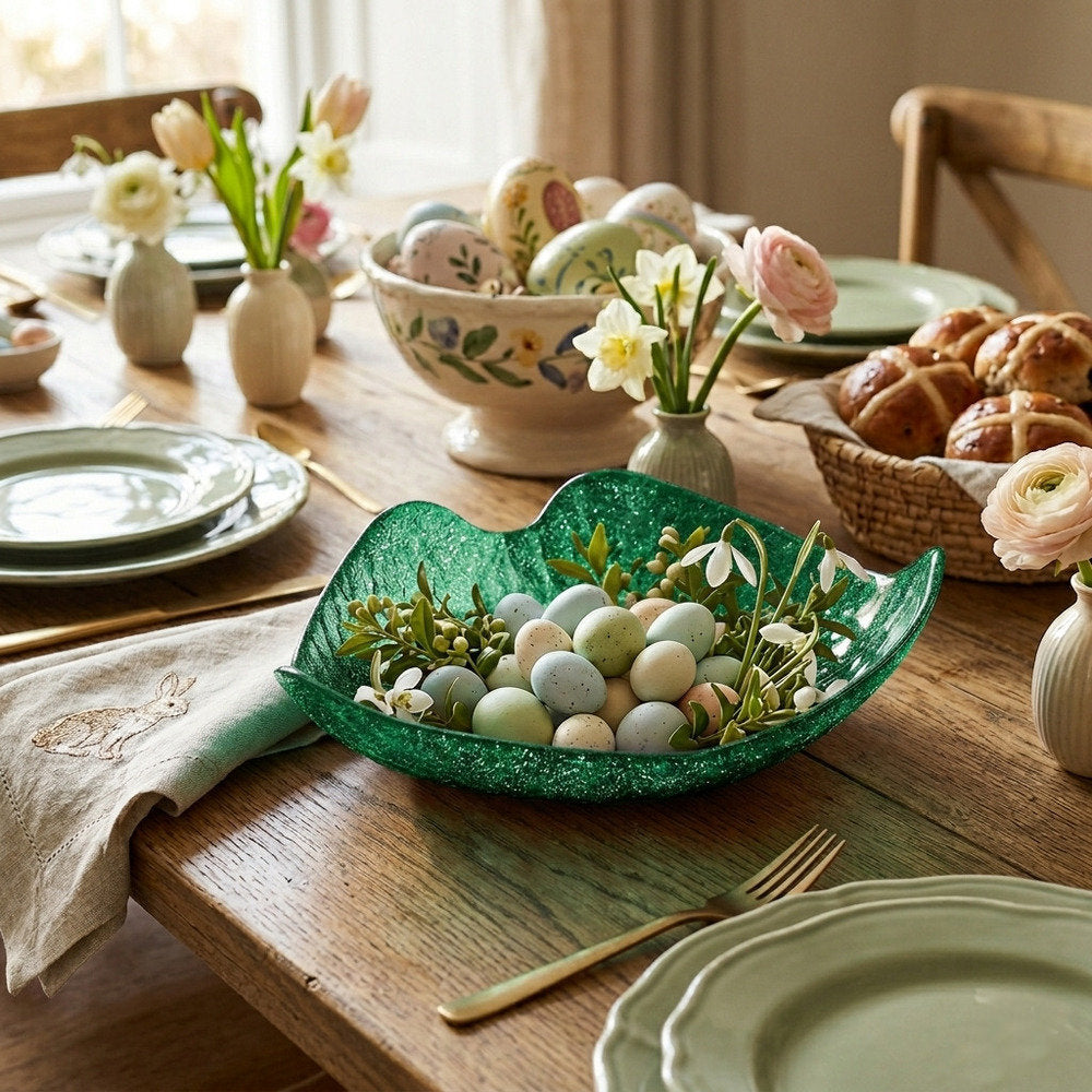 Ilary Queen Svuotatasche Lips Vetro Pop Verde 22/17 cm