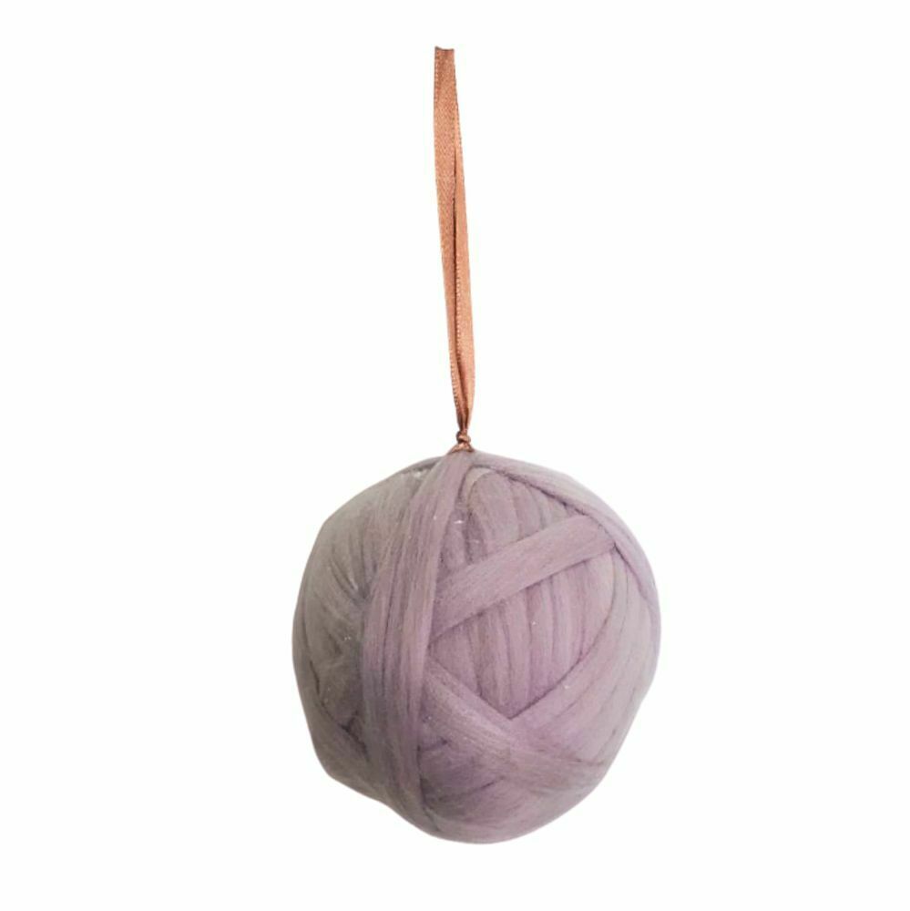 Joel Pallina11cm Palle Di Natale In Stoffa Velluto Rosa Decorazioni Albero Gomitolo