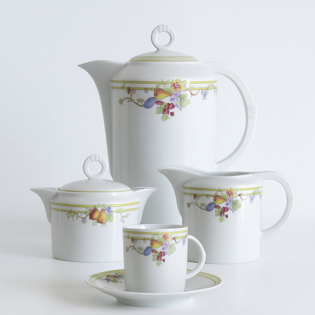 Limoges Servizio Tazzine Da Caffè In Porcellana 16pz