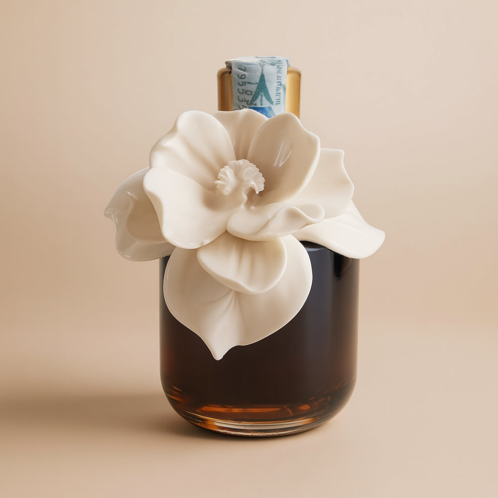 Liquore amaro 200 ml Dea Capodimonte con bottiglia ceramica artistica