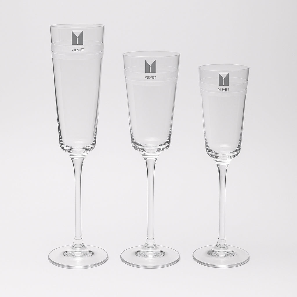 Michielotto Servizio Calici Zara Trasparente Set 30pz Acqua Vino e Flute