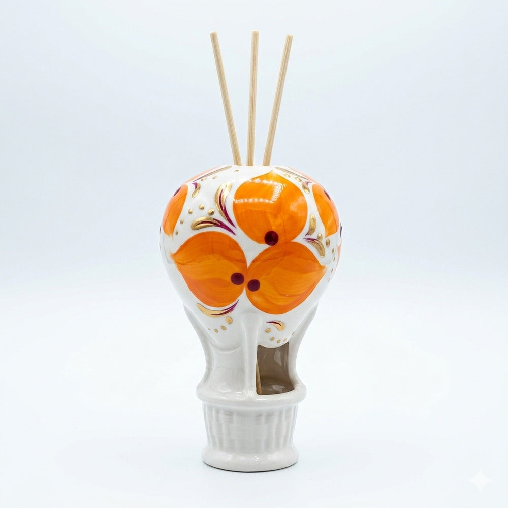 Mongolfiera Diffusore Aromi Sharon Ceramica H15x9 cm 217A