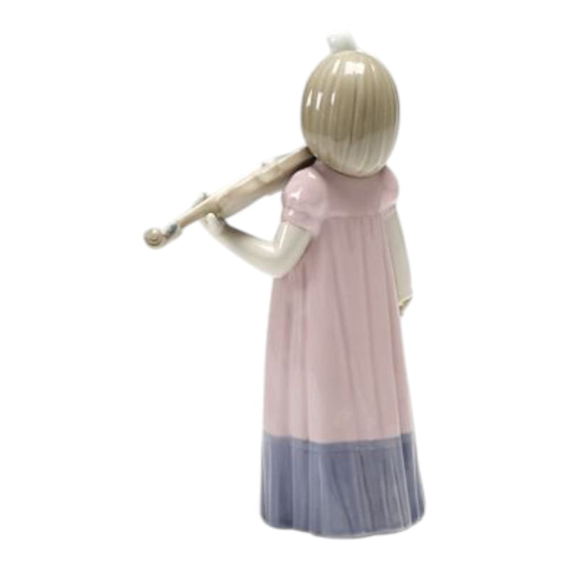 NAO by Lladrò - Bambina con Violino 02001034 - Scultura in Porcellana
