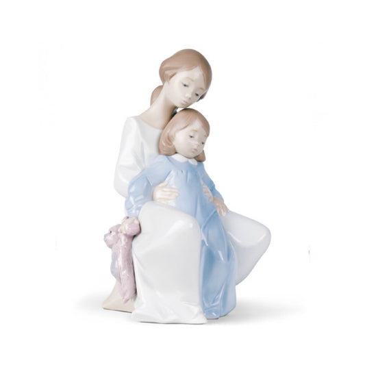 NAO by Lladrò - Un Momento con la Mamma 02001429 - Scultura in Porcellana