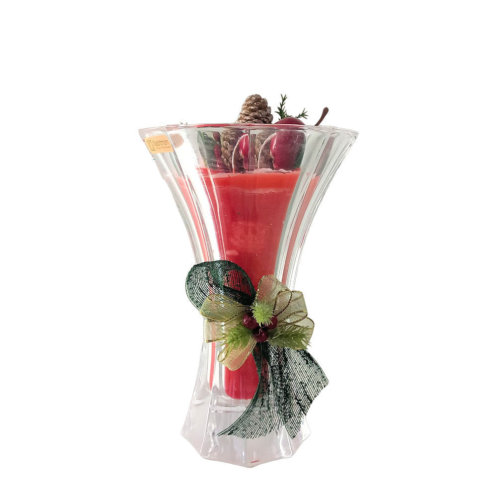 Nachtmann Vaso Candela Crystal Composizione Natalizia H.26 Cm