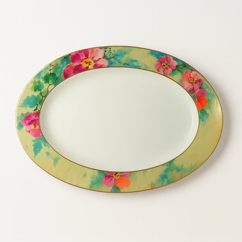 Narumi Decoro Louvre - Servizio Tavola in Porcellana Bone China - Edizione Limitata