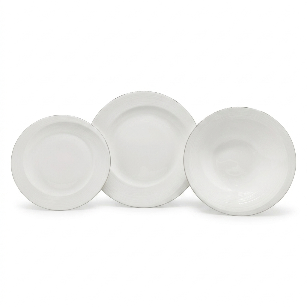 Narumi Piatti Piano e Fondo Bone China Esprit Platinum