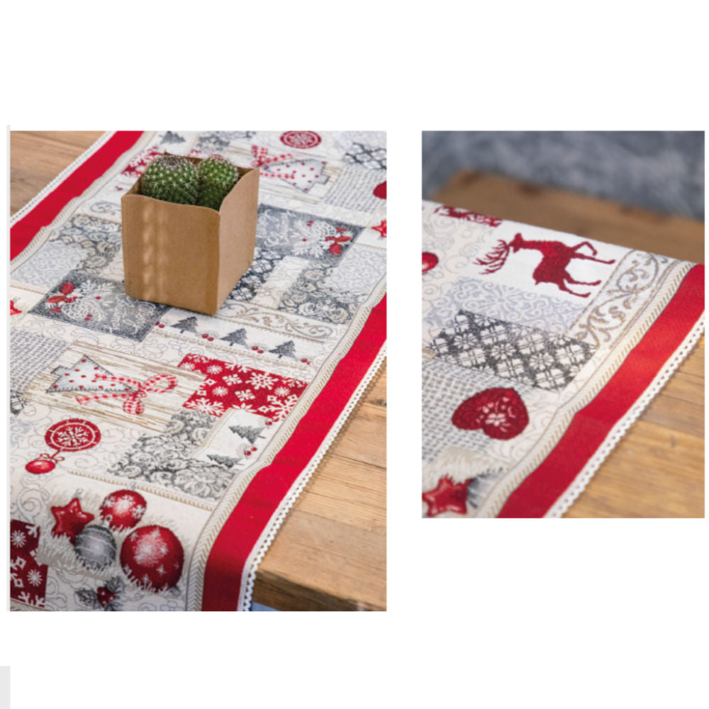 New Diffusion Gobelin Runner 140x47 Cm Natale Natalizio