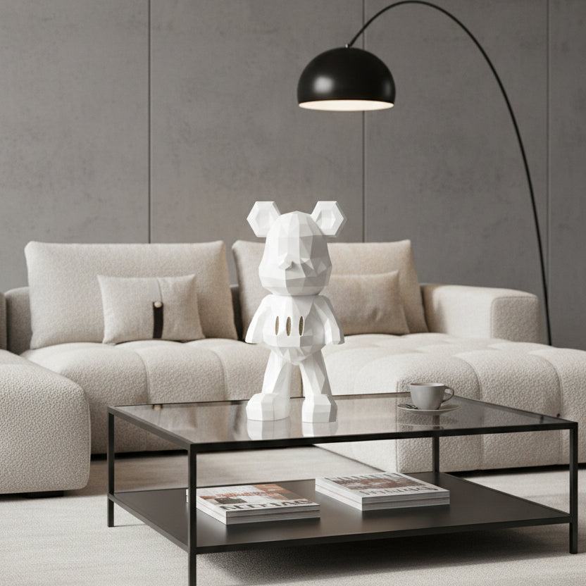 Orso PLA Bianco Ilary Queen H 28 cm con radio Bluetooth integrata