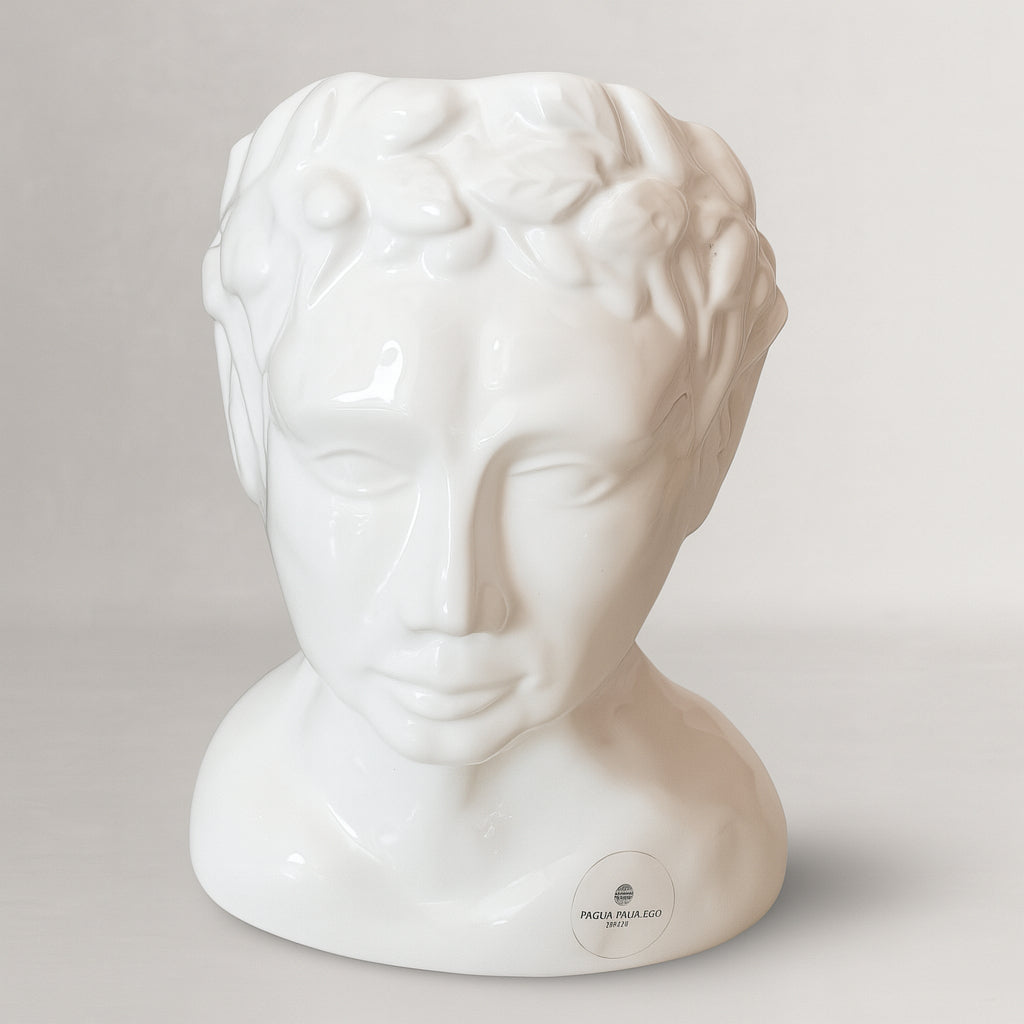 Paola Rolando – Testa Volto Vaso H 23x18 cm