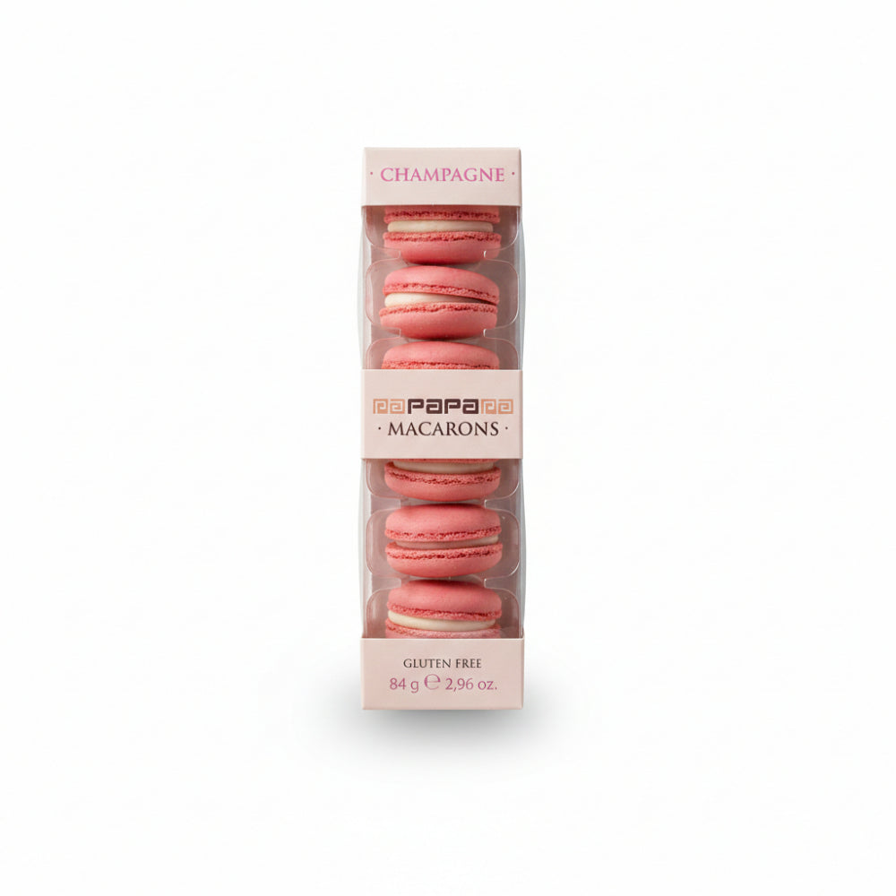Papa Confetti Macaron Champagne 6 Pezzi Dolce Gourmet