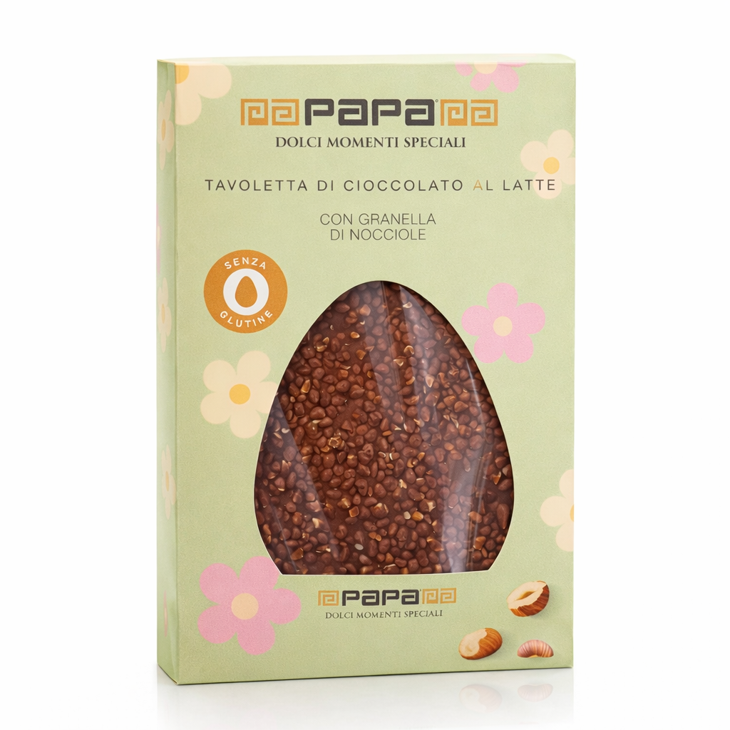 Papa Tavoletta Cioccolato al Latte con Nocciole 220 g