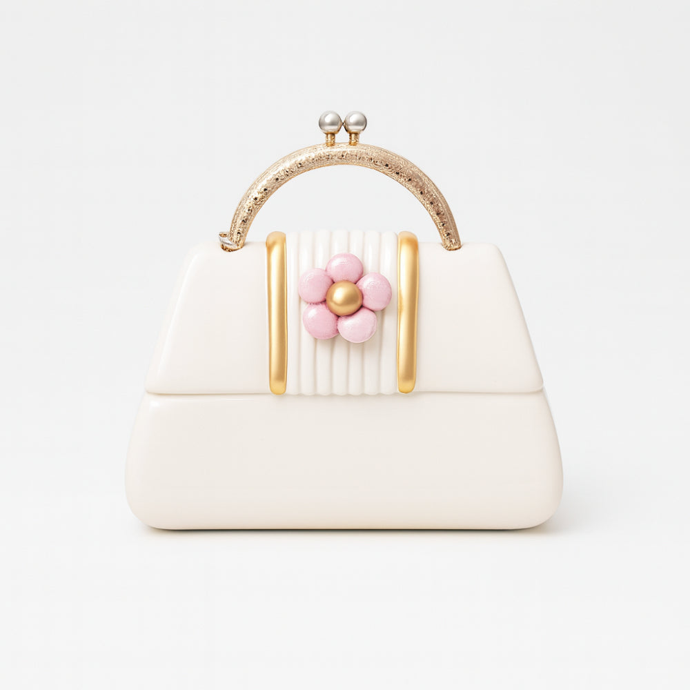 Portagioie borsetta in ceramica Dea Capodimonte 17×9×16 cm Linea Bags