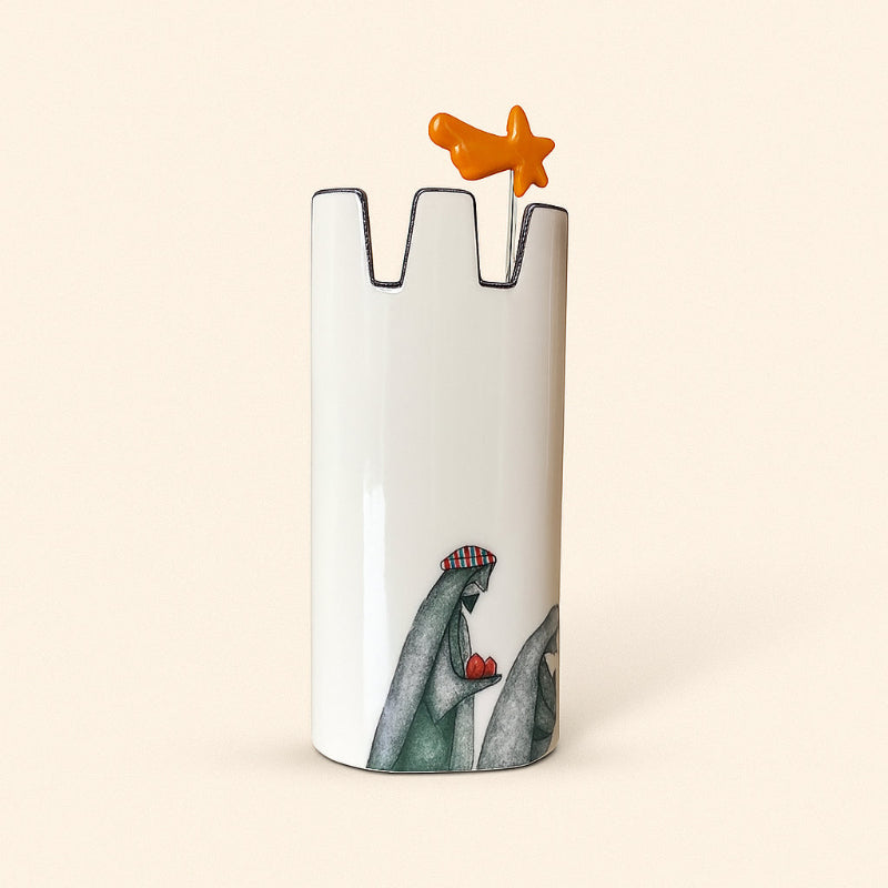 Presepe Graffiti Terre di Scirocco in ceramica artigianale 14x23 cm