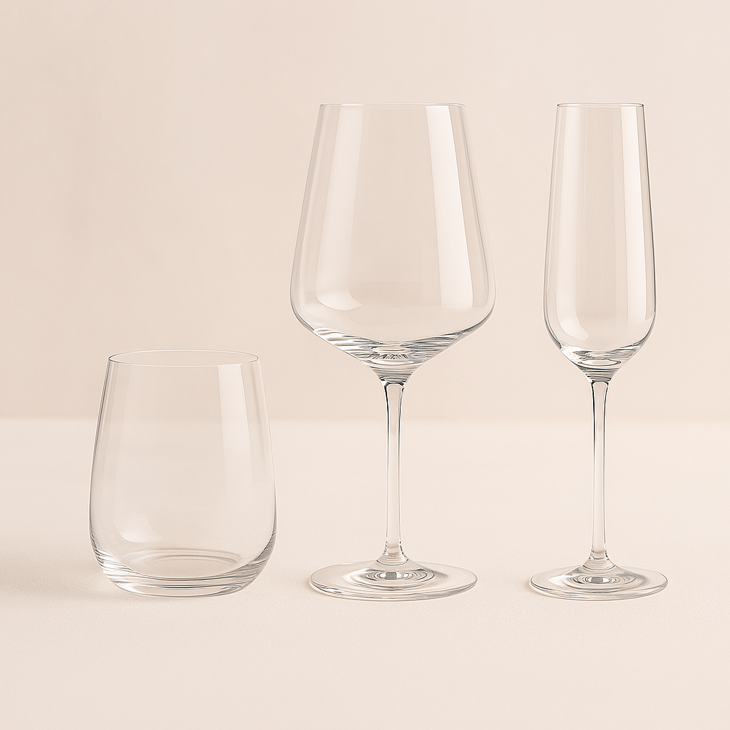 Promo Omnia Brandani estate – Set 12 Tumbler + 12 Calici + 6 Flute in omaggio – Le Favole
